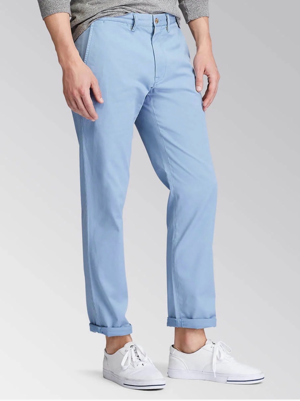 Polo by Ralph Lauren Men's Light Blue Chino Pants boys 16 new - Picture 1 of 3